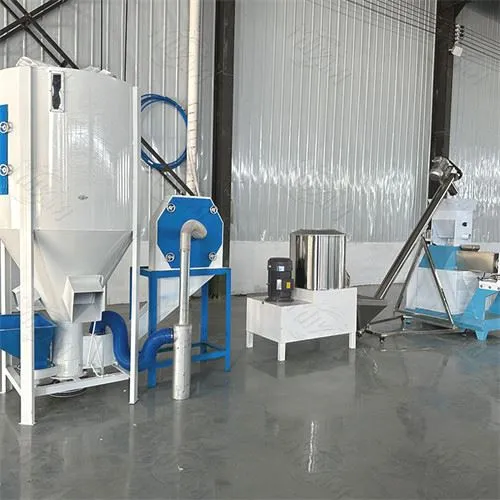 Fiskerifoderproduktionslinje